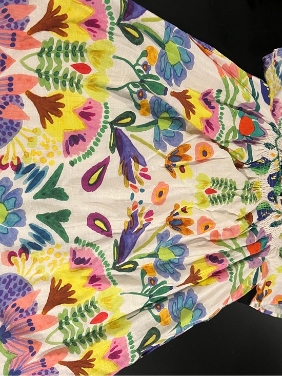 Umgee Dresses & Skirts - Umgee White Floral Multicolor Printed Dress